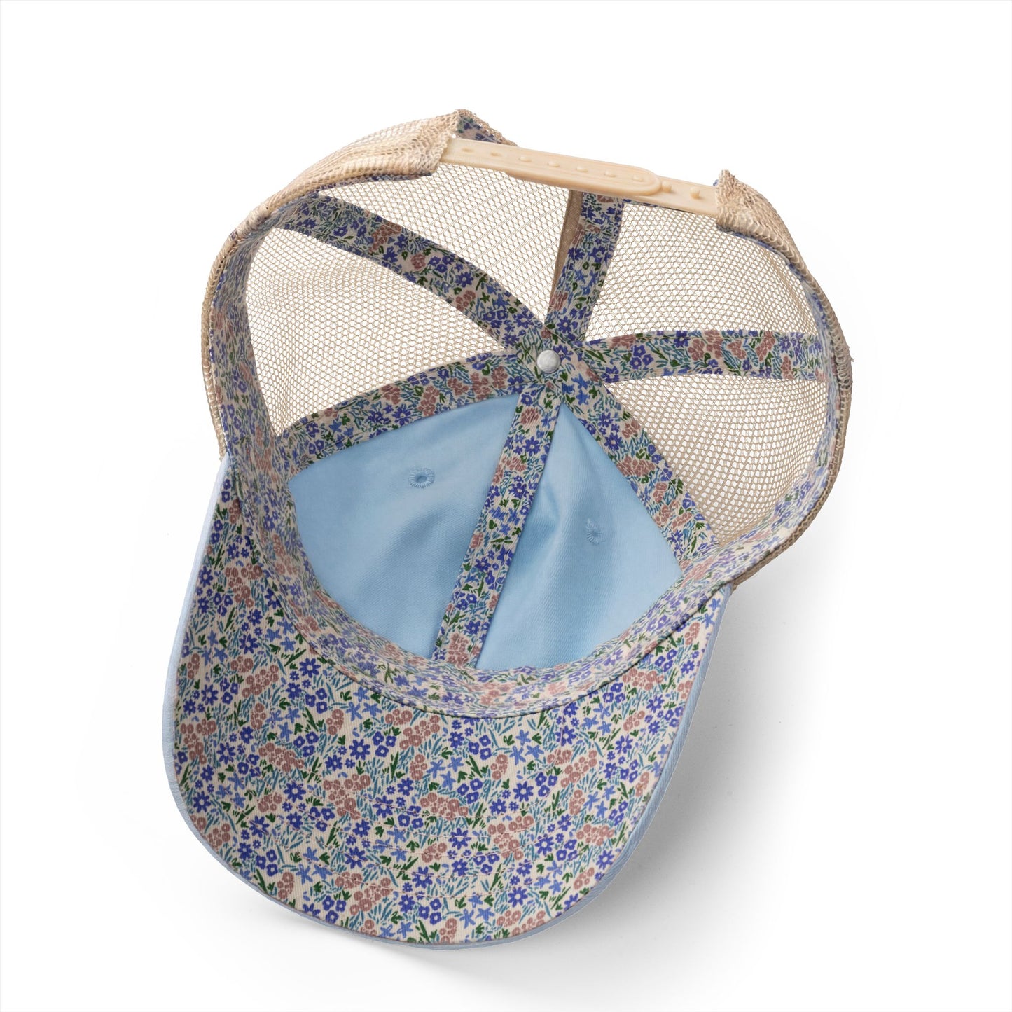 Let’s Go!! Women's Washed Print and Embroidered Mesh-Back Cap