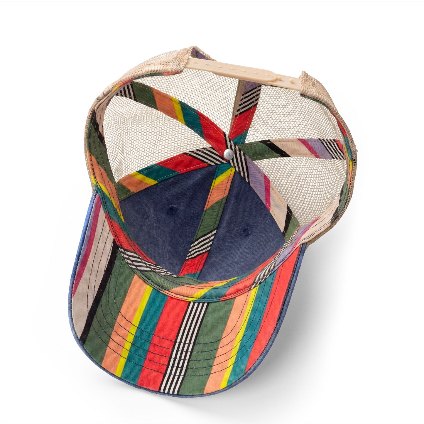 Let’s Go!! Women's Washed Print and Embroidered Mesh-Back Cap