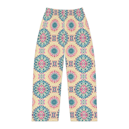 Boho Floral Mandala Pajama Pants — Women's Cozy Printed Sleepwear