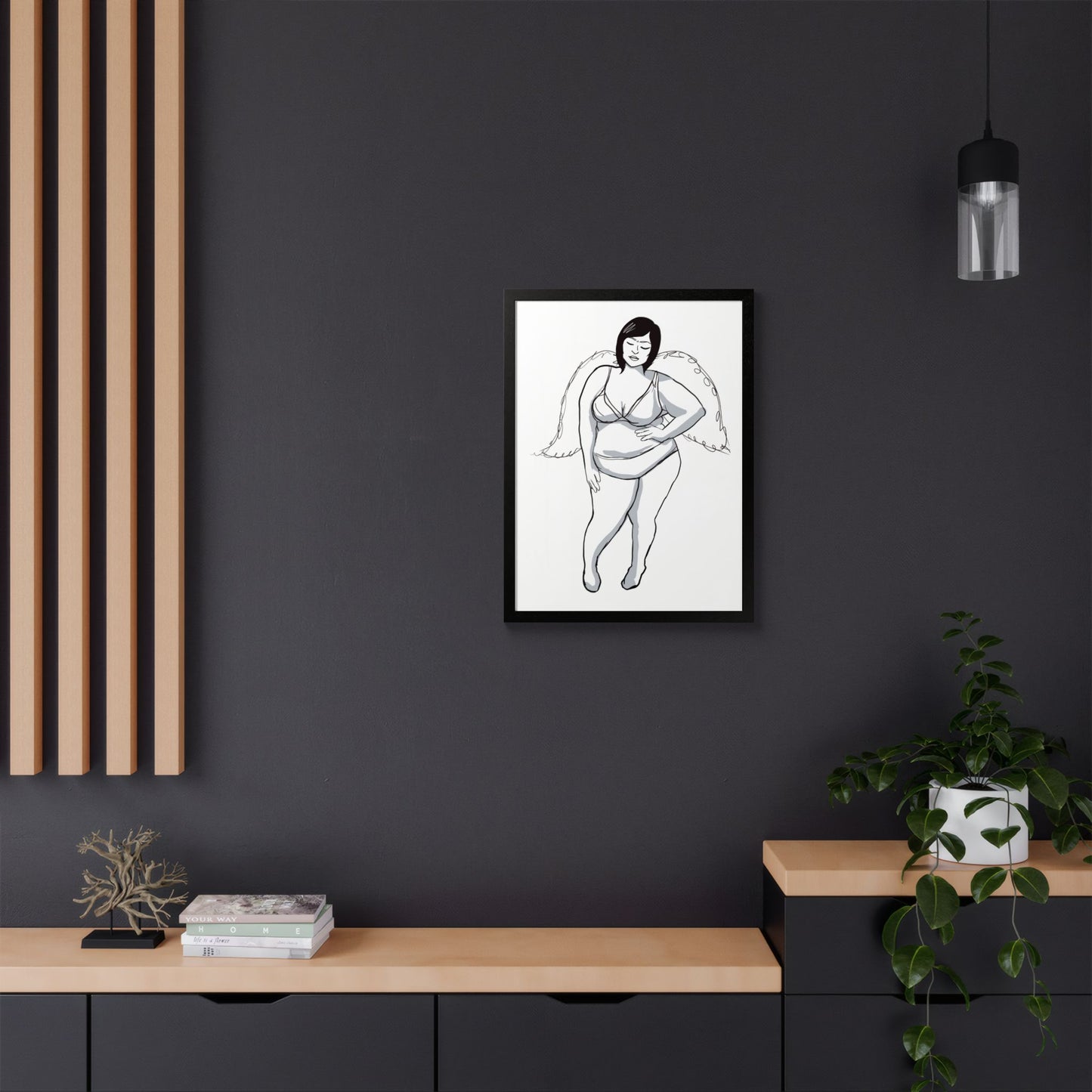 Belissima Angel Framed Print