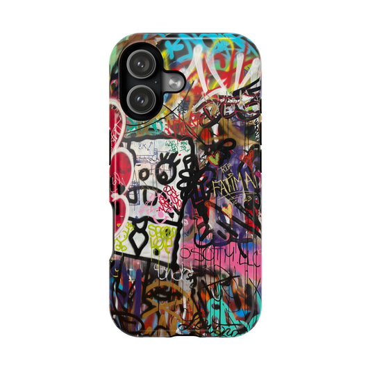 Graffiti Street Art Phone Case — Magnetic Impact-Resistant