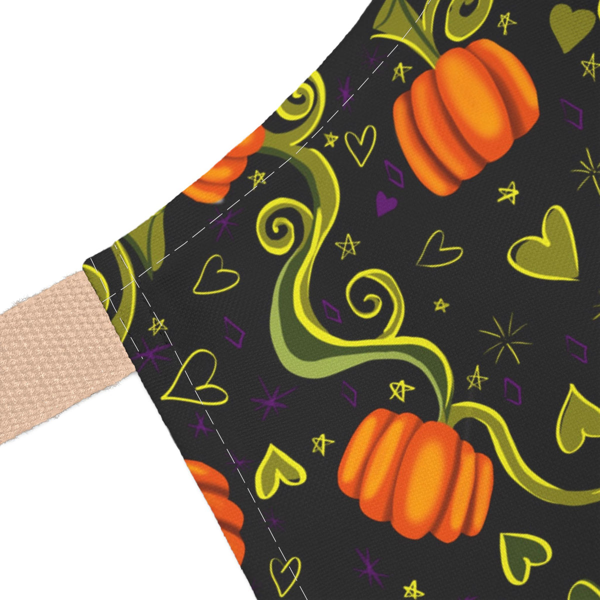 Pumpkin Patch Apron — Fall Harvest Kitchen Print