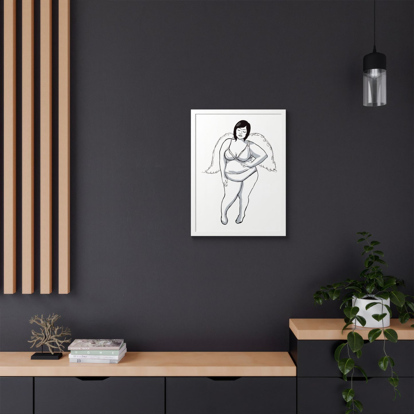 Belissima Angel Framed Print