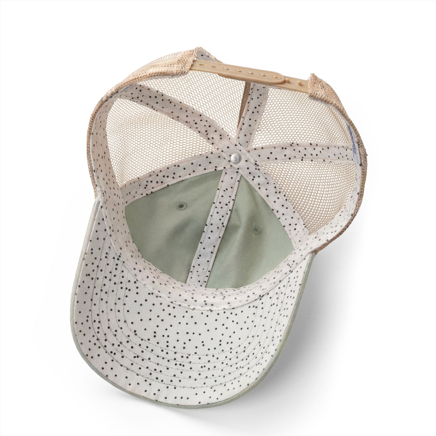Let’s Go!! Women's Washed Print and Embroidered Mesh-Back Cap