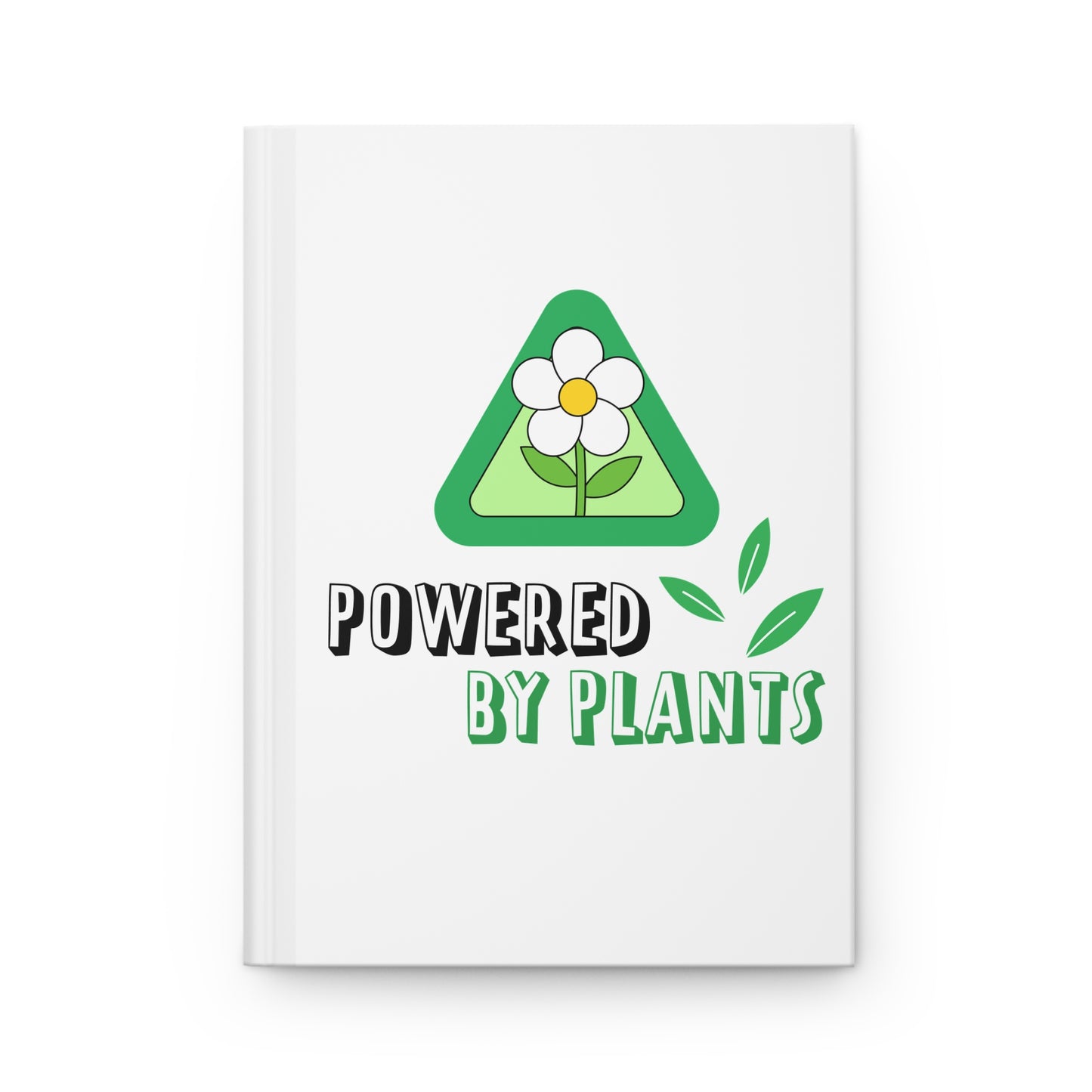 Earth Day 2026 - Powered by Plants Hardcover Journal — Floral Plant-Lover Notebook