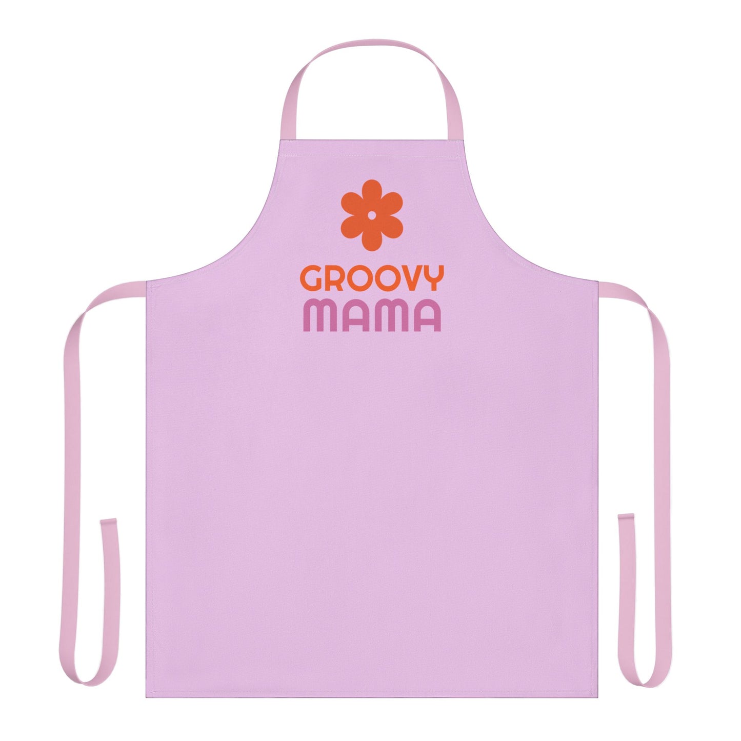 Groovy Mama Apron — Retro Heart Kitchen Apron, Perfect Mother’s Day Gift