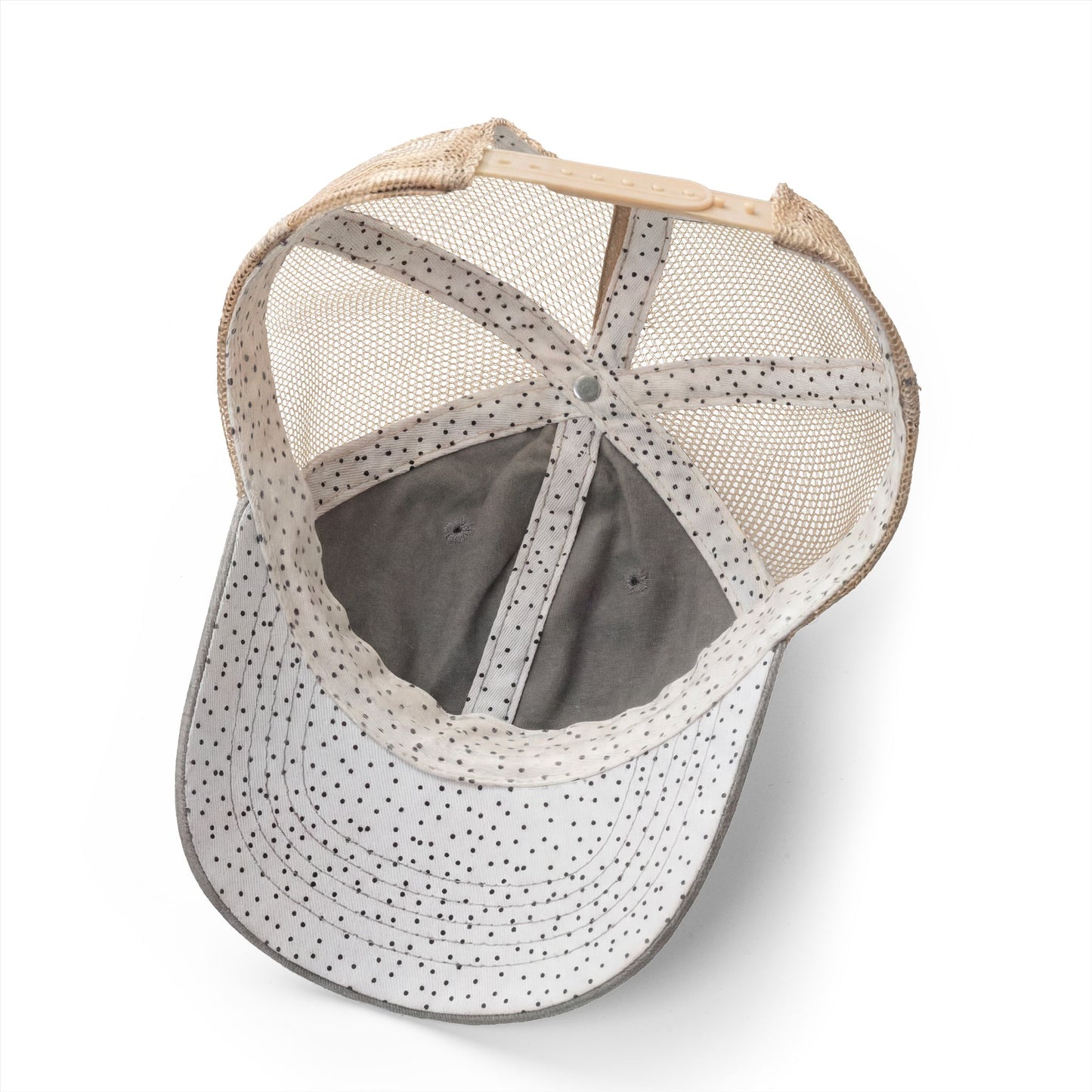 Let’s Go!! Women's Washed Print and Embroidered Mesh-Back Cap