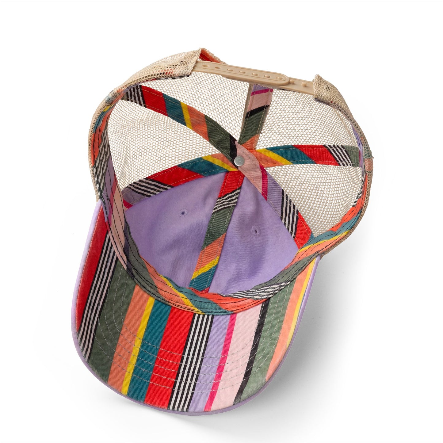 Let’s Go!! Women's Washed Print and Embroidered Mesh-Back Cap