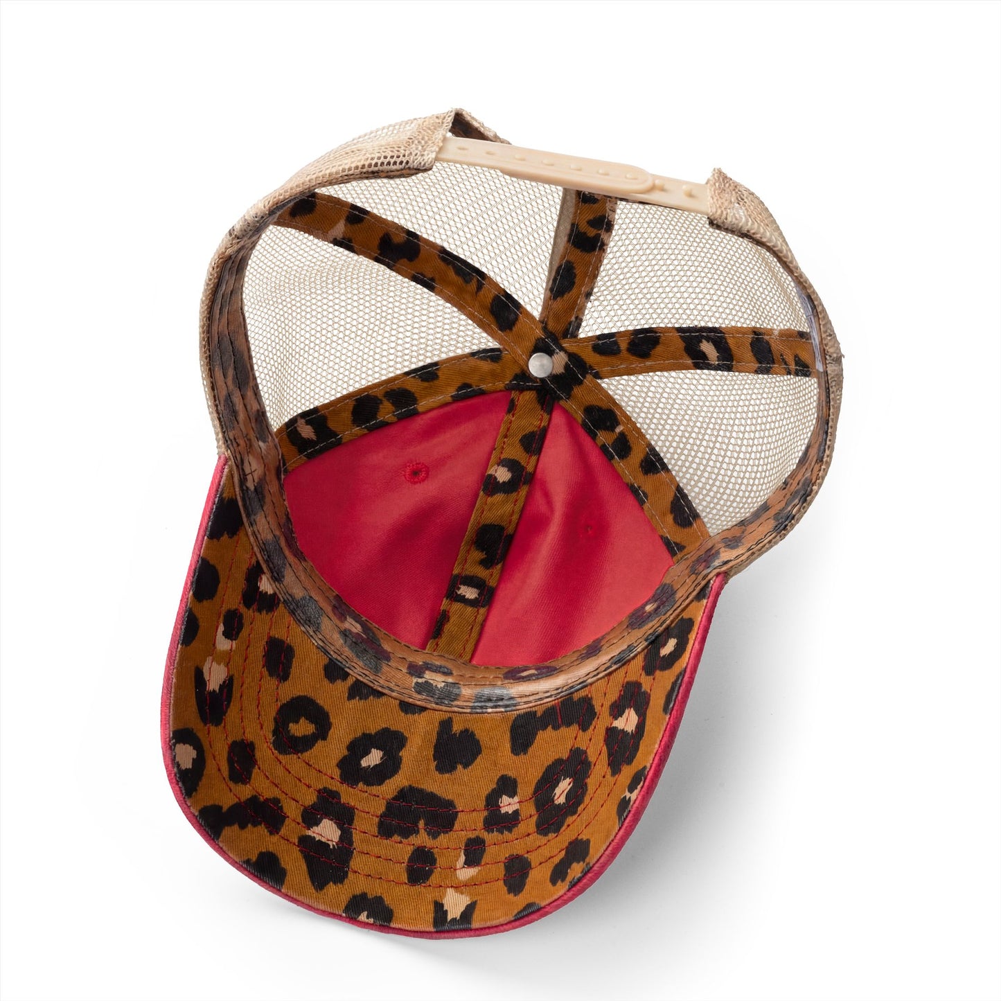 Let’s Go!! Women's Washed Print and Embroidered Mesh-Back Cap